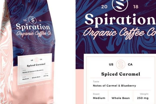 coffee bags with label printing